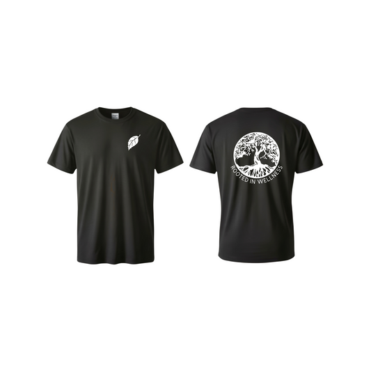 Rooted in Wellness T-Shirt – Tree of Balance Motivational Tee