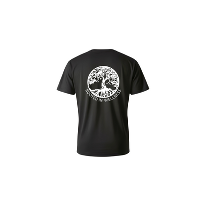 Rooted in Wellness T-Shirt – Tree of Balance Motivational Tee
