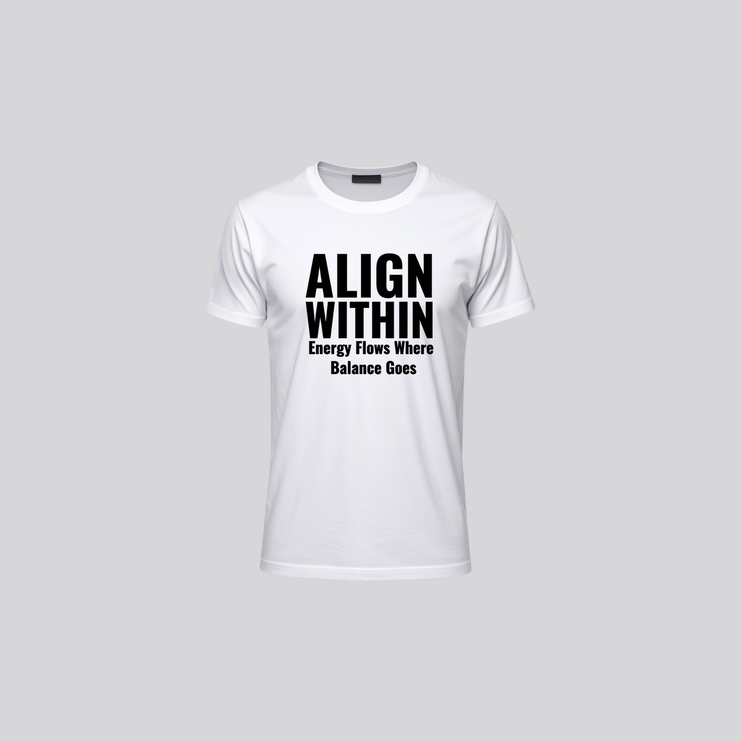 Align Within Chakra Energy Flow T-Shirt - White