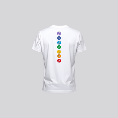 Align Within Chakra Energy Flow T-Shirt - White