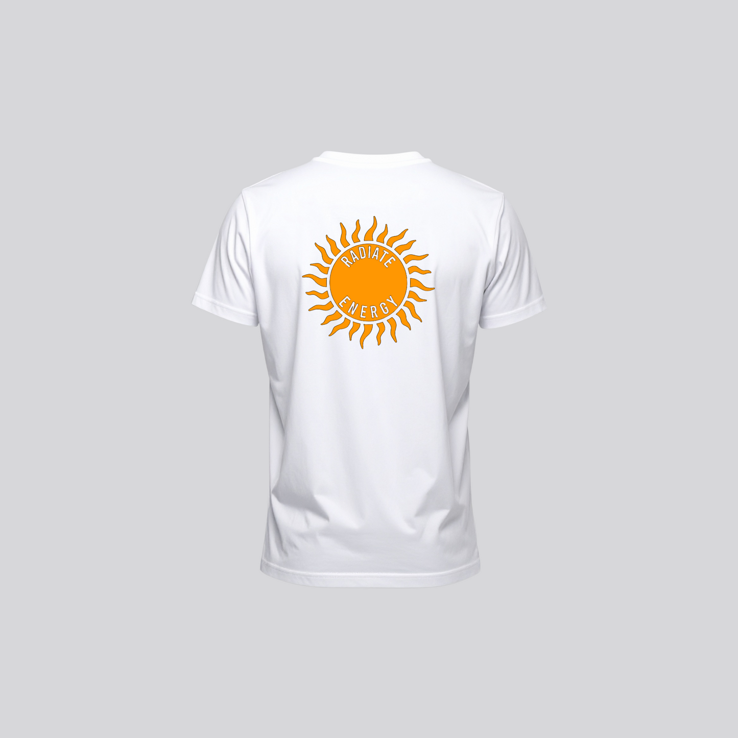 Radiate Energy Wellness T-Shirt – Inspirational Sun Design Tee