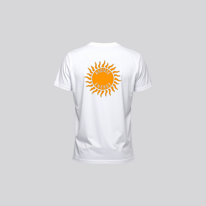 Radiate Energy Wellness T-Shirt – Inspirational Sun Design Tee