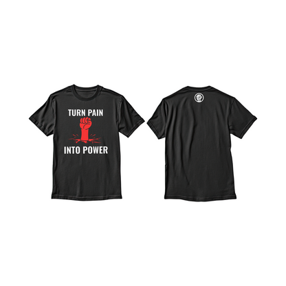 Turn Pain into Power Charity T-shirt