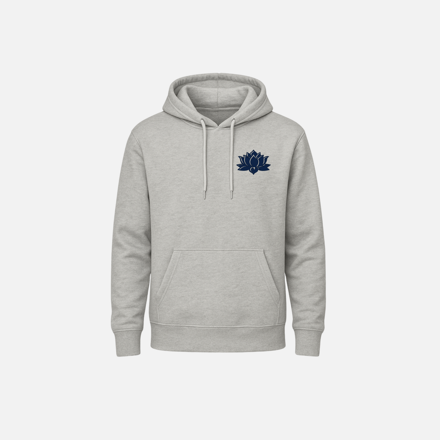 Progress Not Perfection Wellness Hoodie – Premium Navy & Gold Mountain Design