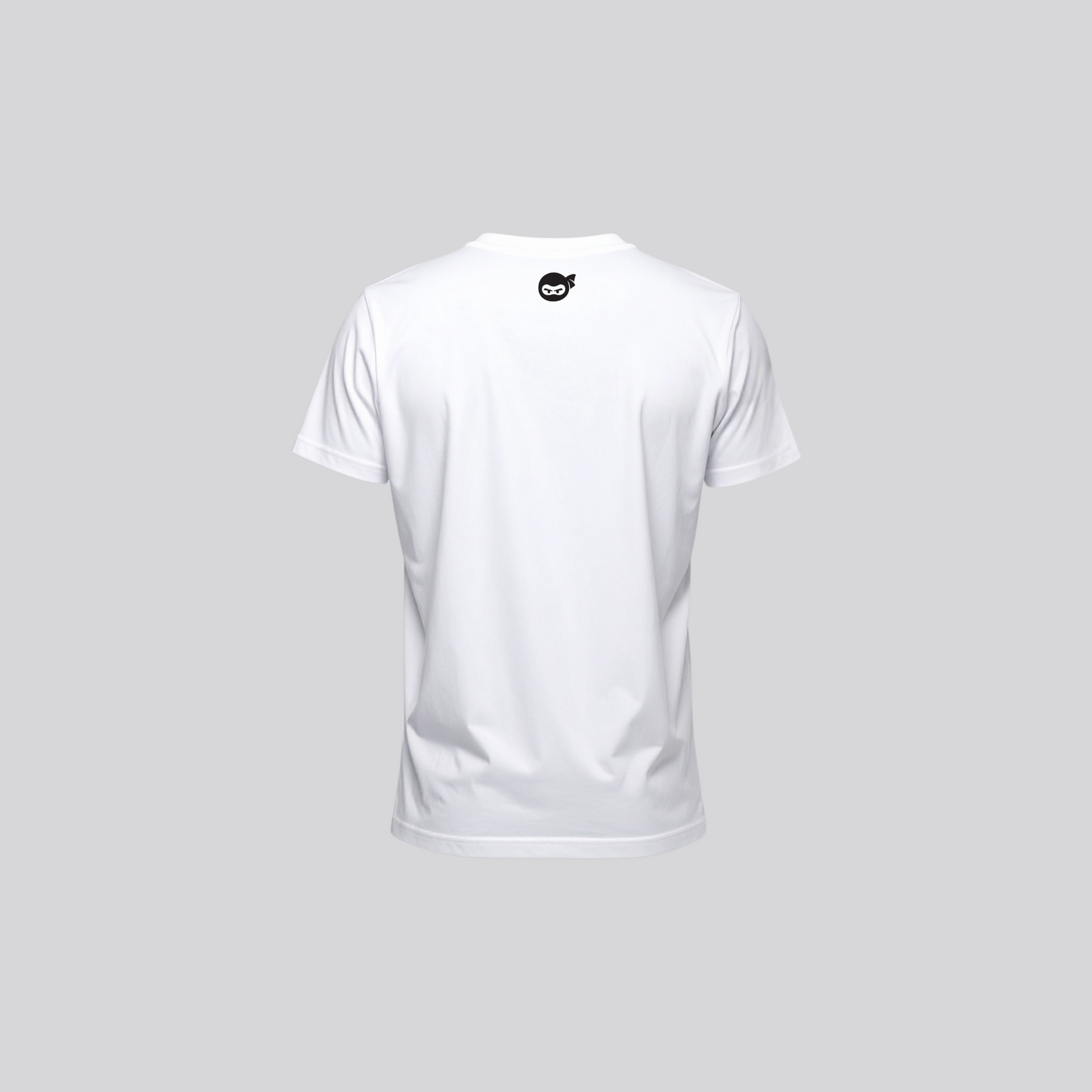 Spontaneously Ninja Kids T-shirt – Funny Ninja Graphic Tee in White with Black & Red Print